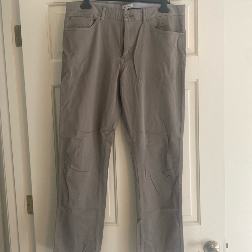 Peter Millar Mens 36x32 Ultimate Sateen Five Pocket Performance Stretch Pants